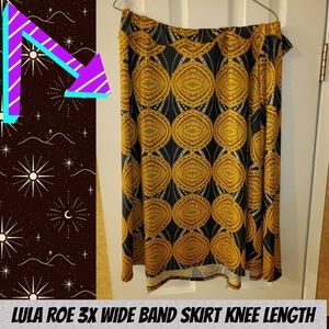 Lula Roe wide band skirt size 3x